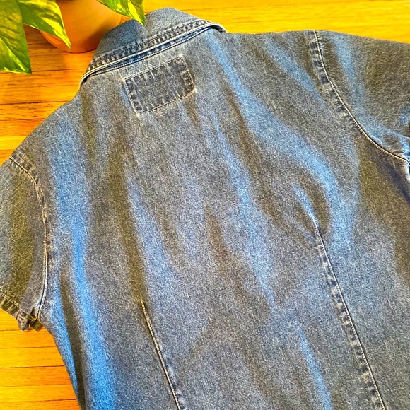 Andrew&Company- Jean short Sleeve Shirt - Picture 7 of 7